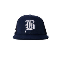 "B" Mesh Snapback - Blue